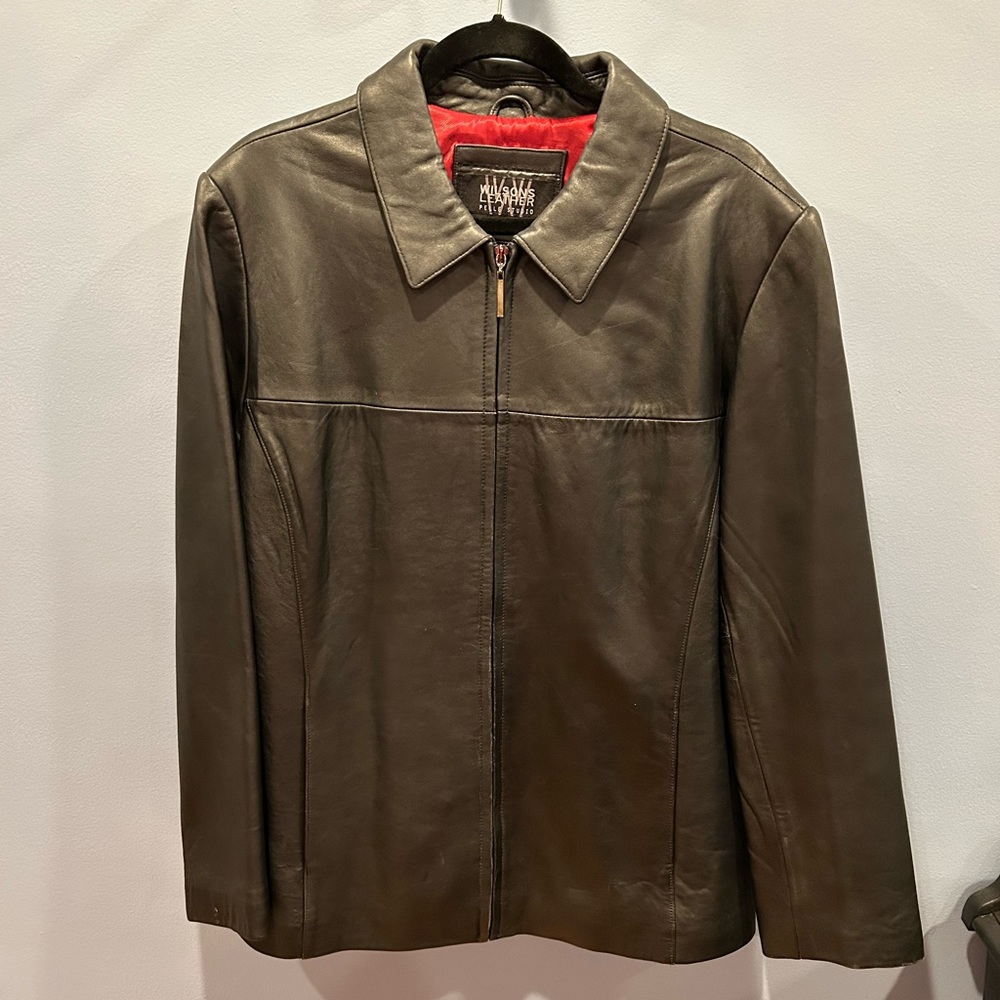 Black Wilson’s Leather Jacket Women’s XL